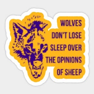 wolves sheep Sticker